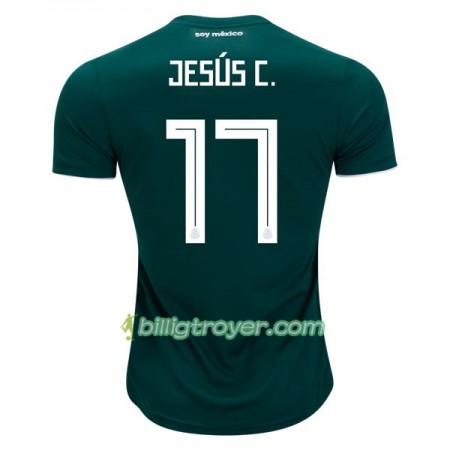 Billige Fotballdrakter Mexico Jesus C. 17 VM 2018 Hjemmedraktsett